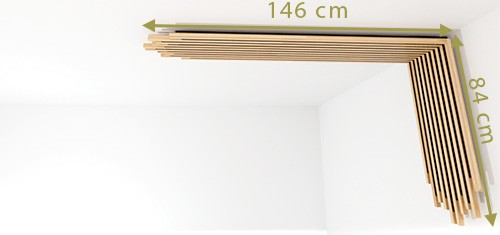 Lamina Eck avec une extension horizontale (+ 299 €)